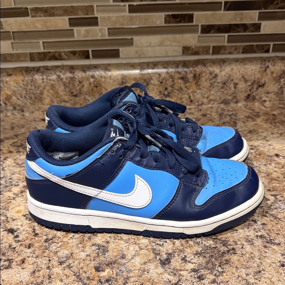Nike Kids Dunks  Navy and Light Blue